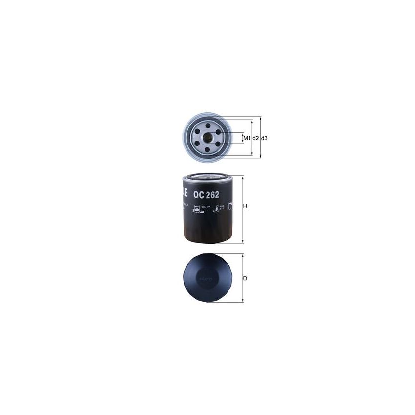 FILTR OLEJU KNEHT OC262 VW 1.9TDI 92-