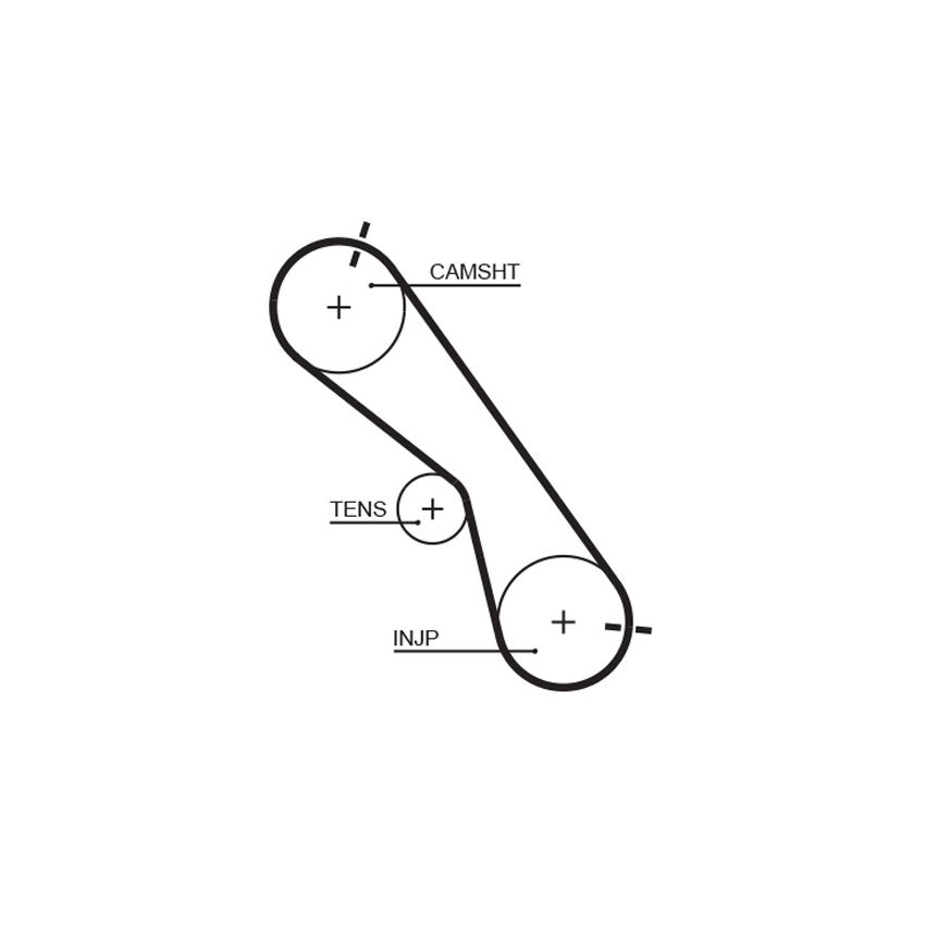 PASEK ROZRZĄDU GATES 5560XS TOYOTA 2.5-3.0D 00-