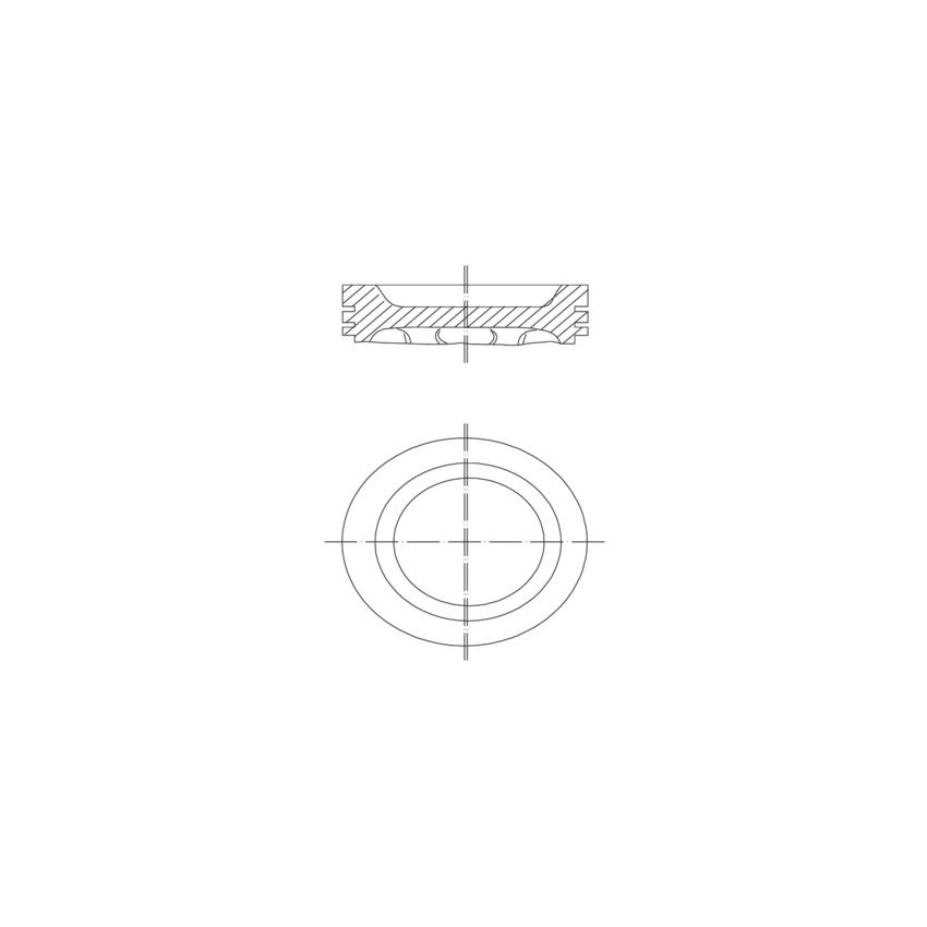 TŁOK MAHLE 0303402 0.50 VW 2.5 ACU/AET 93-