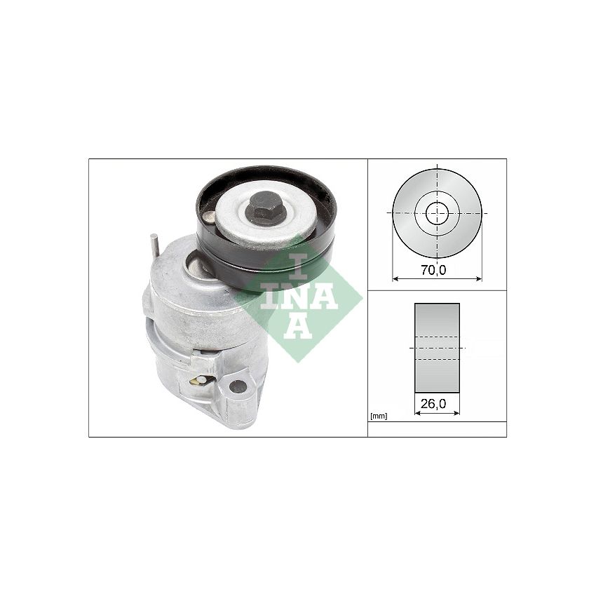 NAPINACZ PASKA INA 534010230 OPEL 1.2-1.6 88-05